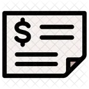 Bank Check Cheque Cashless Icon