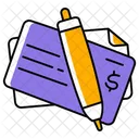 Money Check Business Icon