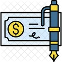 Bank Check Payment Transaction Icon