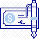 Bank Check Payment Transaction Icon