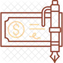 Bank Check Payment Transaction Icon