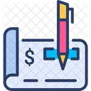 Bank Check Payment Icon