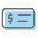 Bank Check  Icon