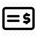 Bank Check Check Bank Icon