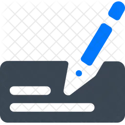 Bank check  Icon