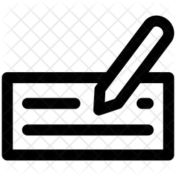 Bank Check  Icon