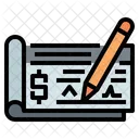 Bank Check  Icon