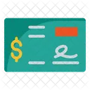 Bank Check  Icon