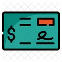 Bank Check  Icon