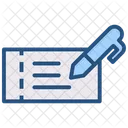Bank Check  Icon