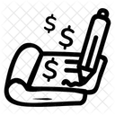 Bank Cheque  Icon