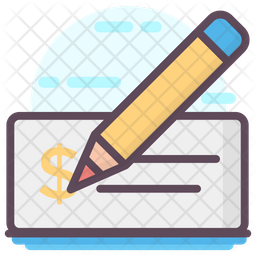 Bank Cheque Icon