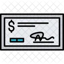 Bank Cheque Cheque Payment Icon