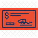 Bank Cheque  Icon