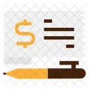 Bank Cheque  Icon