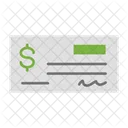 Bank Cheque  Icon