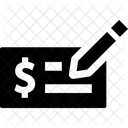Bank Cheque  Icon