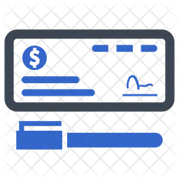 Bank Cheque  Icon