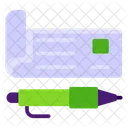 Bank Cheque Voucher Receipt Icon