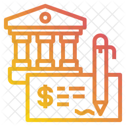 Bank Cheque  Icon