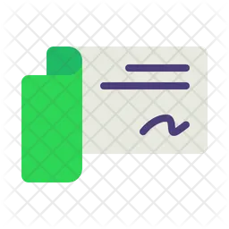 Bank Cheque  Icon