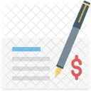 Chequebook Cheque Bill Icon