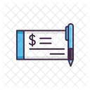 Bank Cheque  Icon