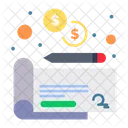 Bank Cheque  Icon