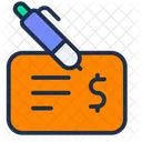 Bank Cheque  Icon