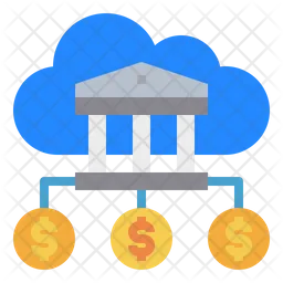 Bank Cloud  Icon
