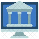 Bank Computer  Icon