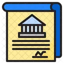 Bank Contract  Icon