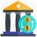 Bank Currency Change  Icon