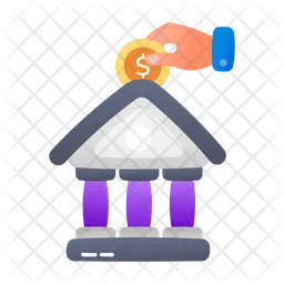 Bank deposit  Icon