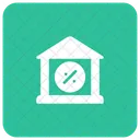 Bank discount  Icon