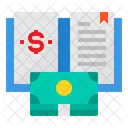 Book Bank Money Report Icon