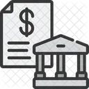 Bank Document Document Bank Icon