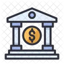 Bank dollar coin  Icon