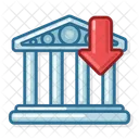 Bank Down  Icon