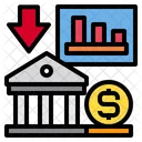 Bank Finanzdiagramm  Symbol