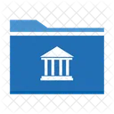 Bank Folder Bank Storage Bank Data Icon