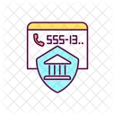 Bank Hotline For Customers  Icon
