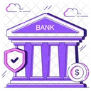 Bank Building Depository House Icon