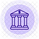 Bank Line Icon Icon