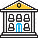 Bank Finance Money Public Building Investment Financial Architecture Icon