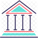 Bank Auction Law Icon