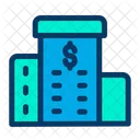 Building Government Finance Icon