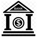 Financial Institution Bank Bank Building Icon