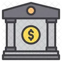 Bank Building Debit Icon