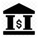 Bank Dollar Saving Icon